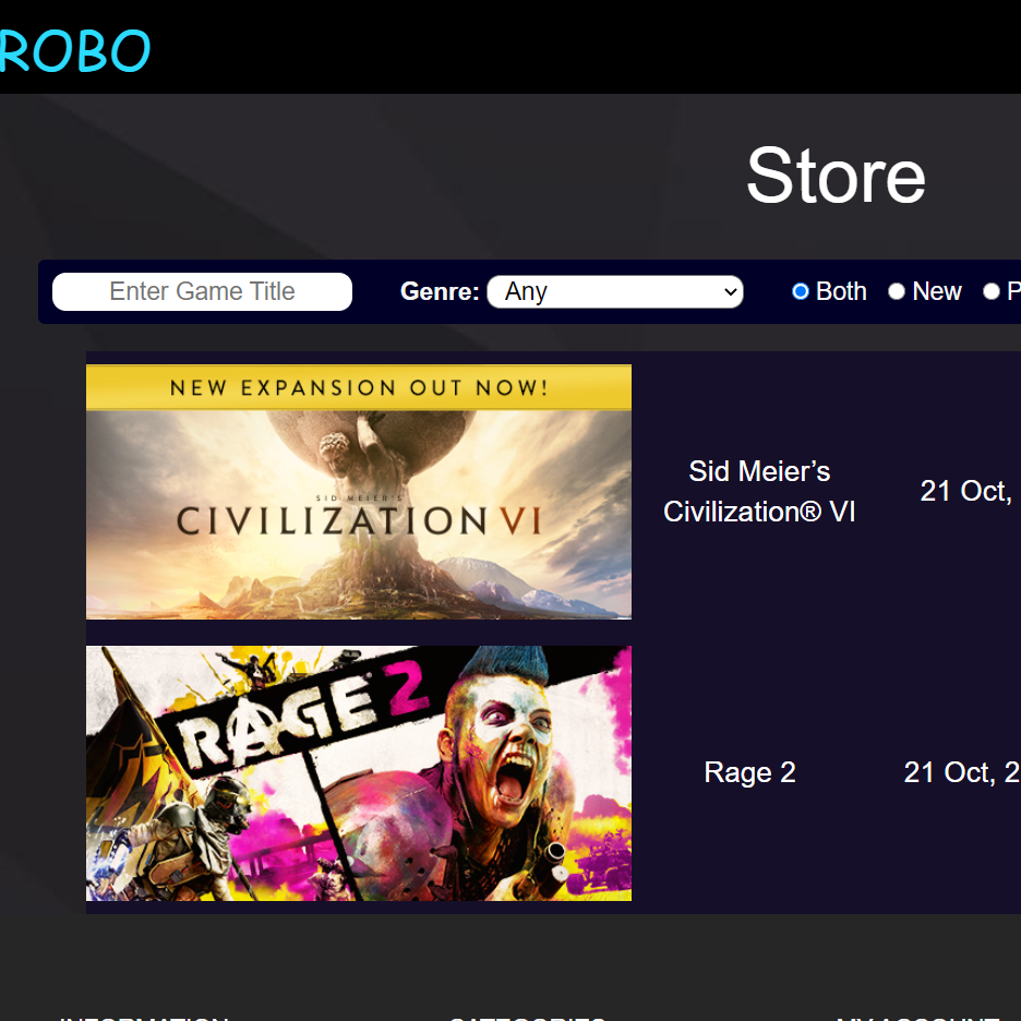 Picture of Game Robo